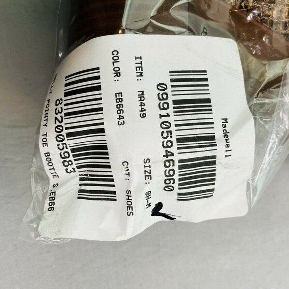 Madewell $199 Fiona Boot In Snake Embossed Leather MA449 - Picture 2 of 9